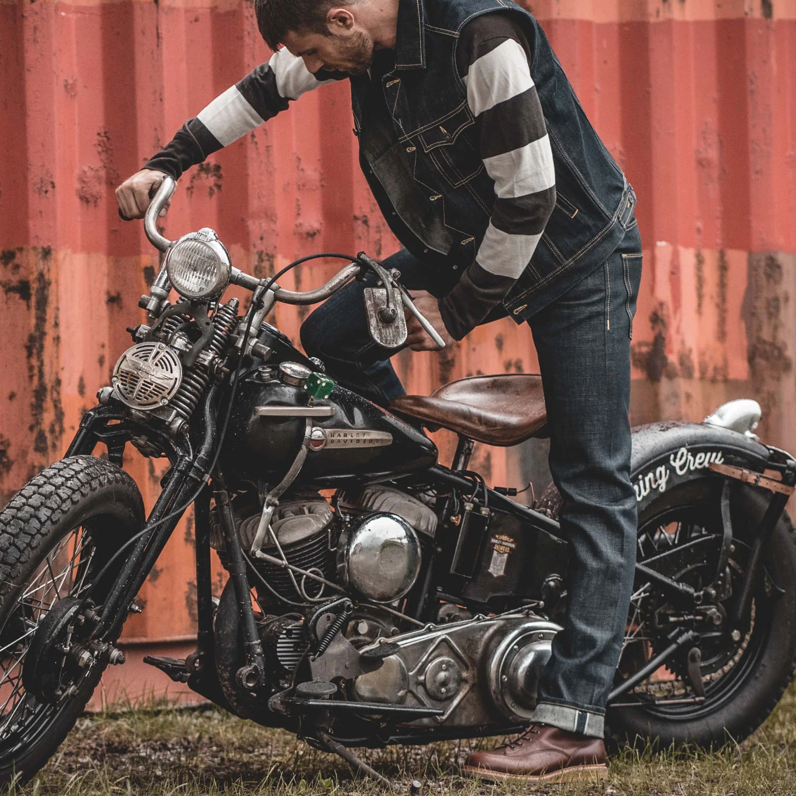 1958 Roamer Regular Straight 15oz Jeans - Indigo - Image 13