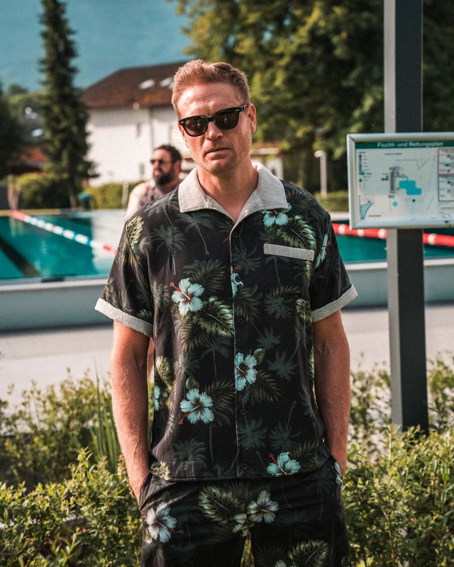 1961 Cabana Shirt - Entrega Black - Image 3