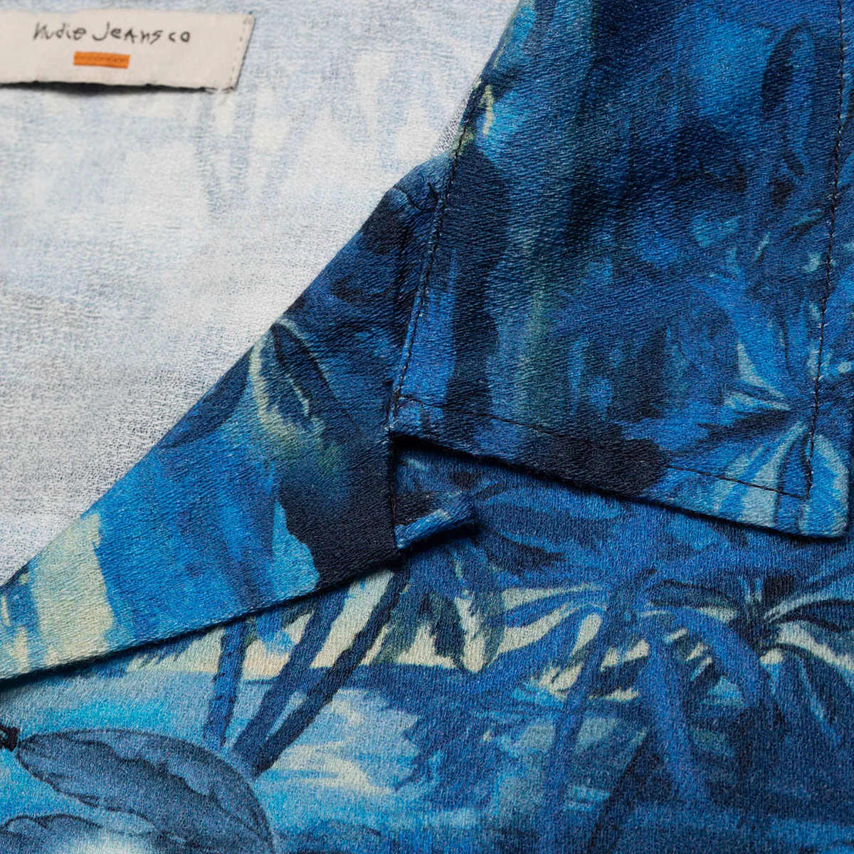 Arvid Pearls Hawaii Shirt - Blueberry - Image 3