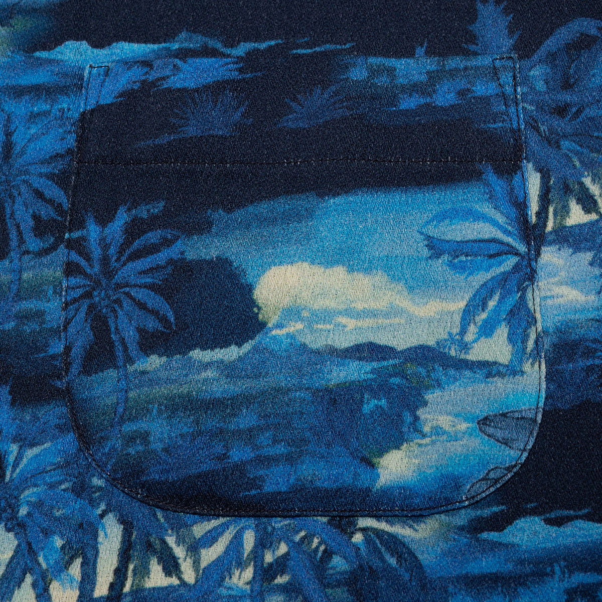 Arvid Pearls Hawaii Shirt - Blueberry - Image 5