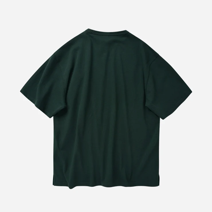 OG Double-Rib Oversized T-Shirt - Dark Green - Image 3