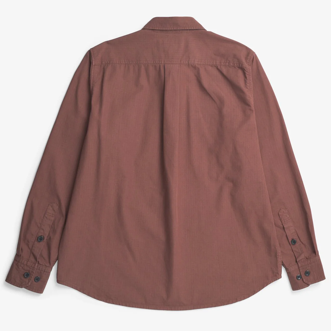 Algot Cotton Ripstop Relaxed Shirt - Mahogany - Image 7