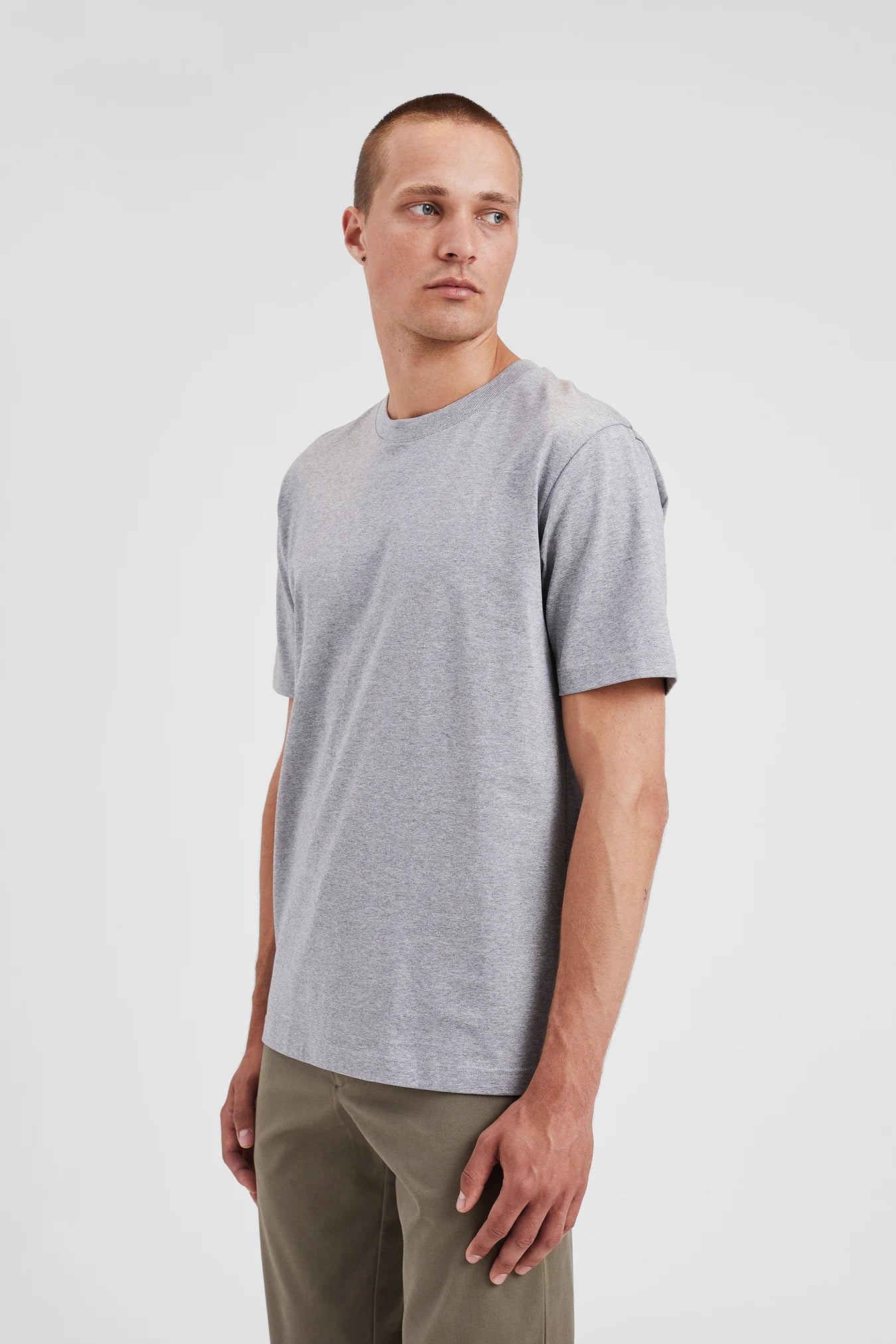 Norse Standard T-Shirt - Grey Melange - Image 3