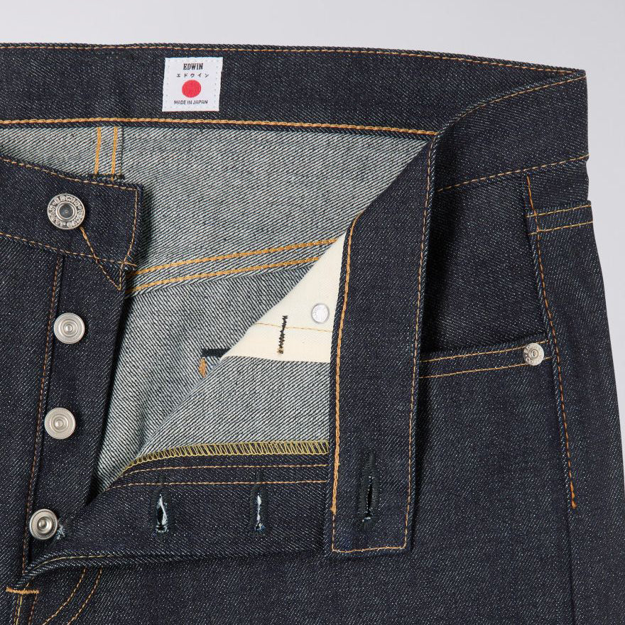 Regular Tapered 14oz Jeans - Red Selvedge Dry - Image 4